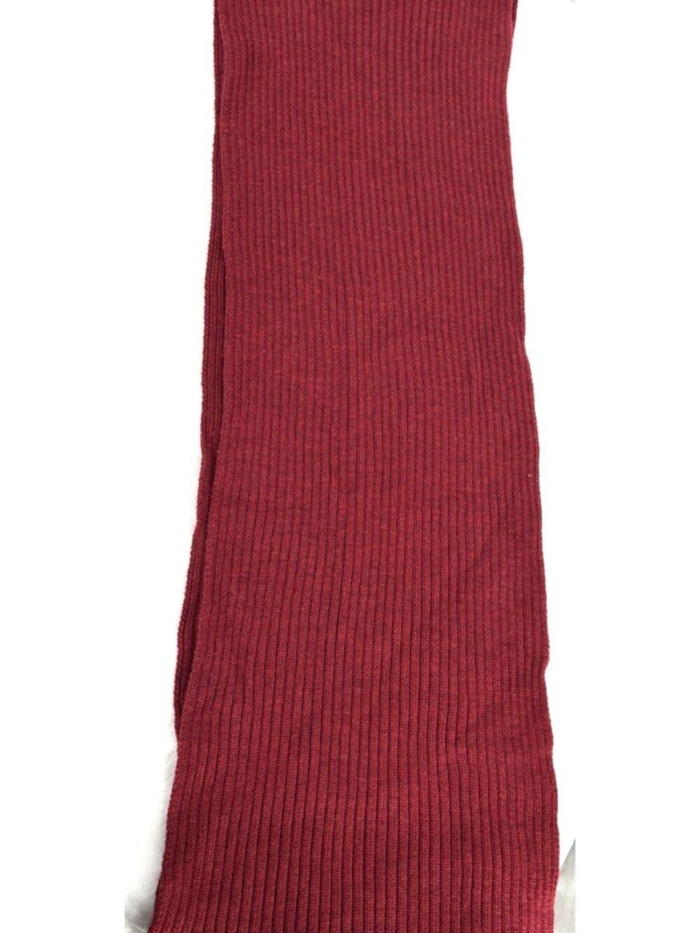 Brooks Brothers 346 Scarf 100% Wool Unisex Mens Womens Knit Brown/Rust 68"